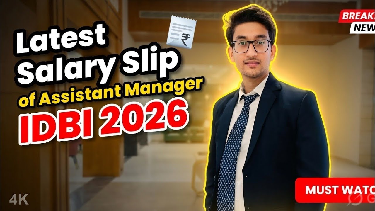 📢 Latest Salary Slip of Assistant Manager | IDBI Bank 2026 | In-Hand Salary & Allowances Explained