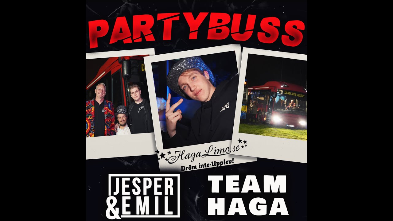 Team Haga, Jesper & Emil - Partybuss (Officiell Musikvideo)