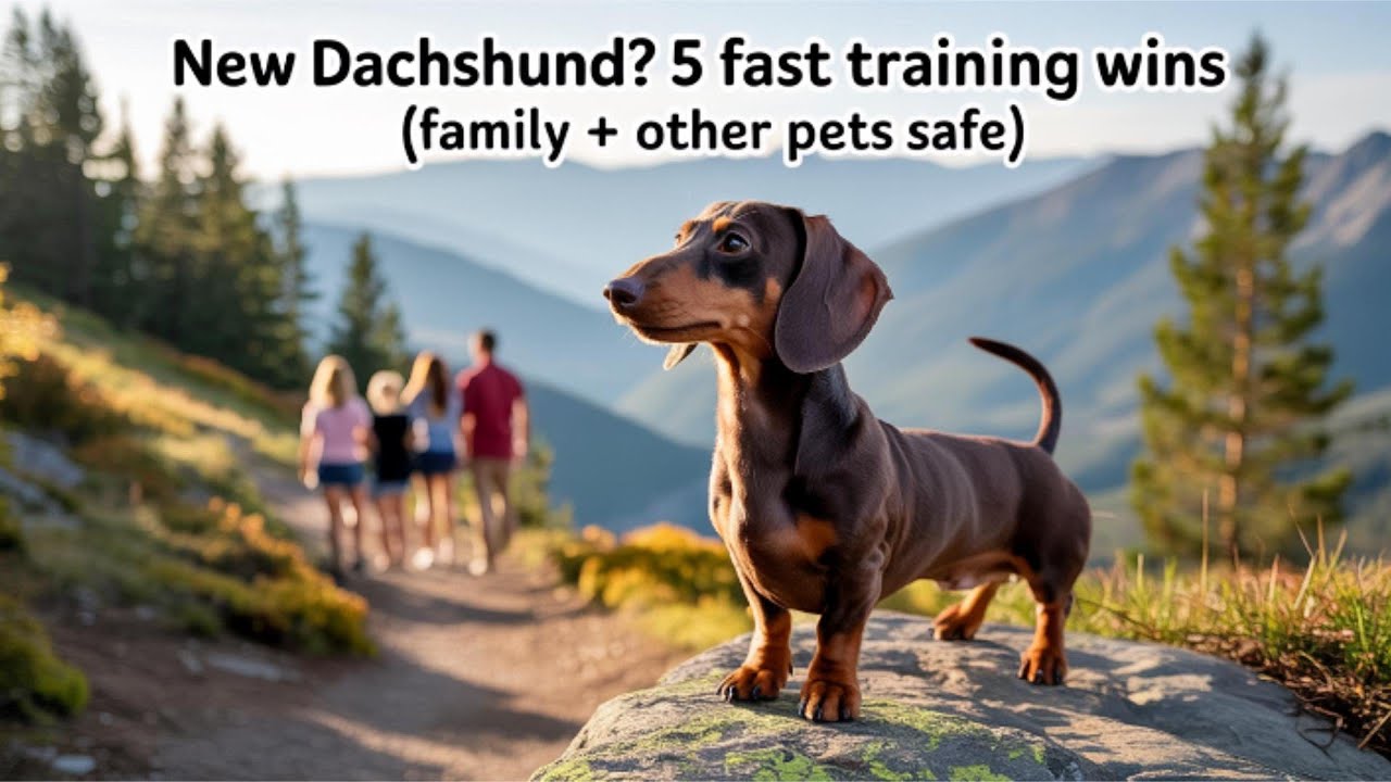 New Dachshund? 5 Fast Training Wins (Family + Other Pets Safe)