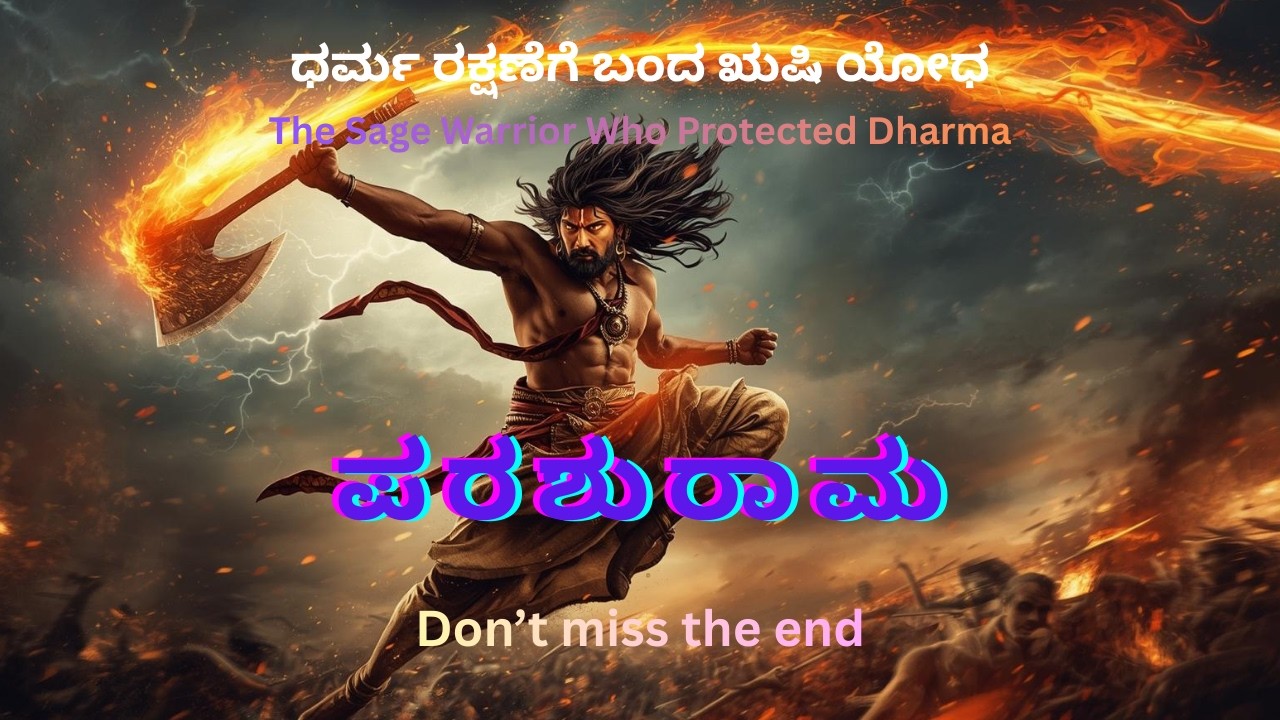 ಧರ್ಮ ರಕ್ಷಣೆಗೆ ಬಂದ ಋಷಿ ಯೋಧ  The Sage Warrior Who Protected Dharma parashurama