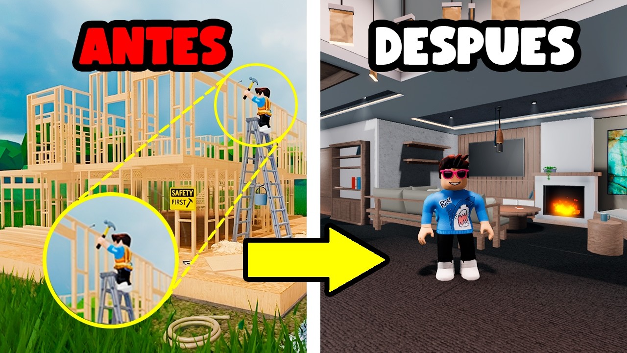 El simulador M&Aacute;S REALISTA para construir casas en Roblox