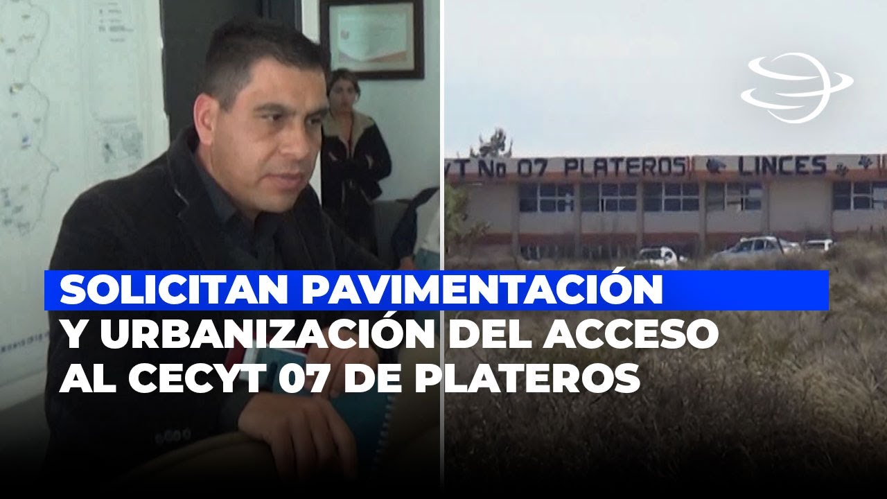 Solicitan pavimentación y urbanización del acceso al CECyT 07 de Plateros