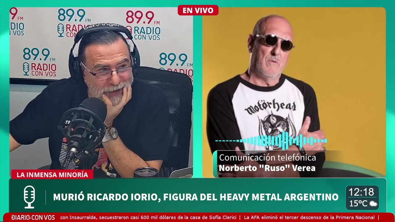 Ruso Verea y su emocionante recuerdo del gran Ricardo Iorio