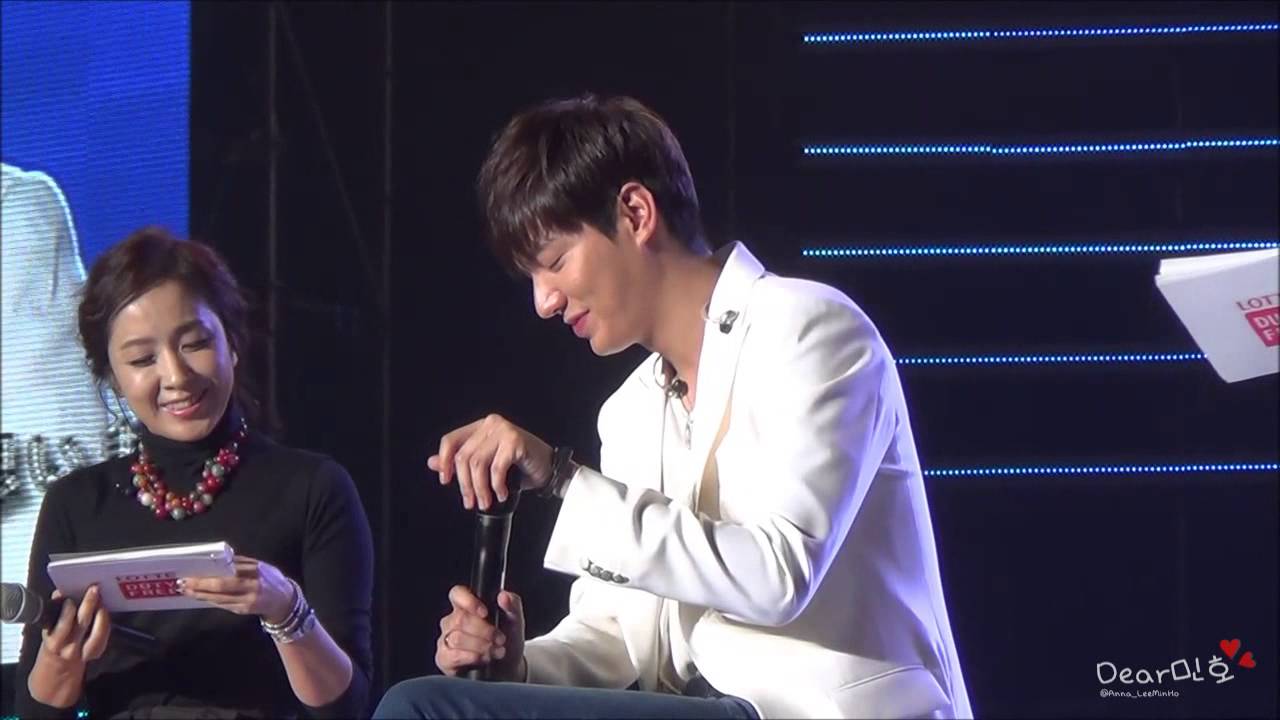 [LeeMinHo,직캠] 이민호 141107 Lotte duty free concert_Talk(1)