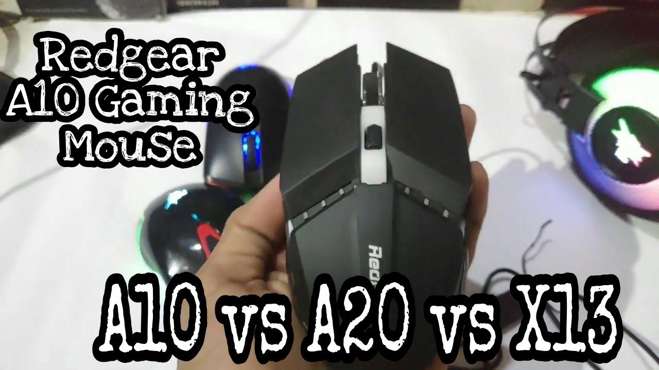 Redgear A10 Gaming Mouse Review A10 vs A20 vs X13 Pro ( Best Gaming mouse under ₹1500 )
