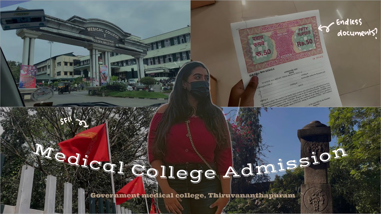 MEDICAL COLLEGE ADMISSION VLOG | Mini Campus tour | GMC, Thiruvananthapuram | NEET 2022 | yuviyay