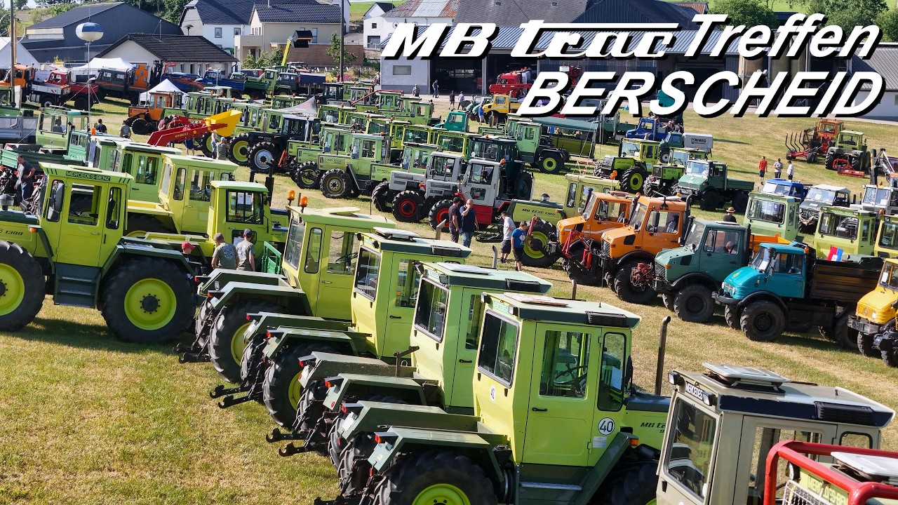 MB Trac Treffen Berscheid | Grünlandvorführung, Motorbremse und Sound | 2025