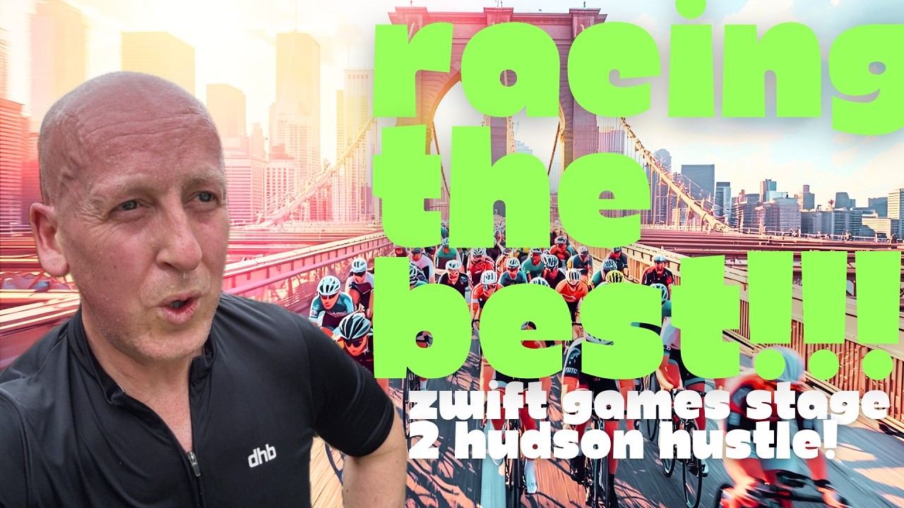 Zwift games: RACING BEST IN CAT Stage 2 HUDSON HUSTLE Zwift Racing at its very best!!!
