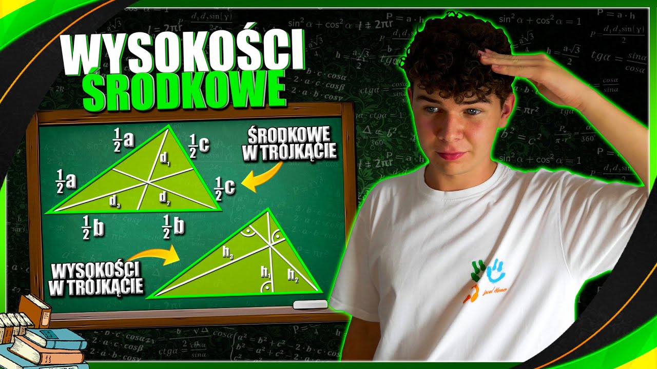 WYSOKOŚCI I ŚRODKOWE W TRÓJKĄCIE - wstęp do geometrii