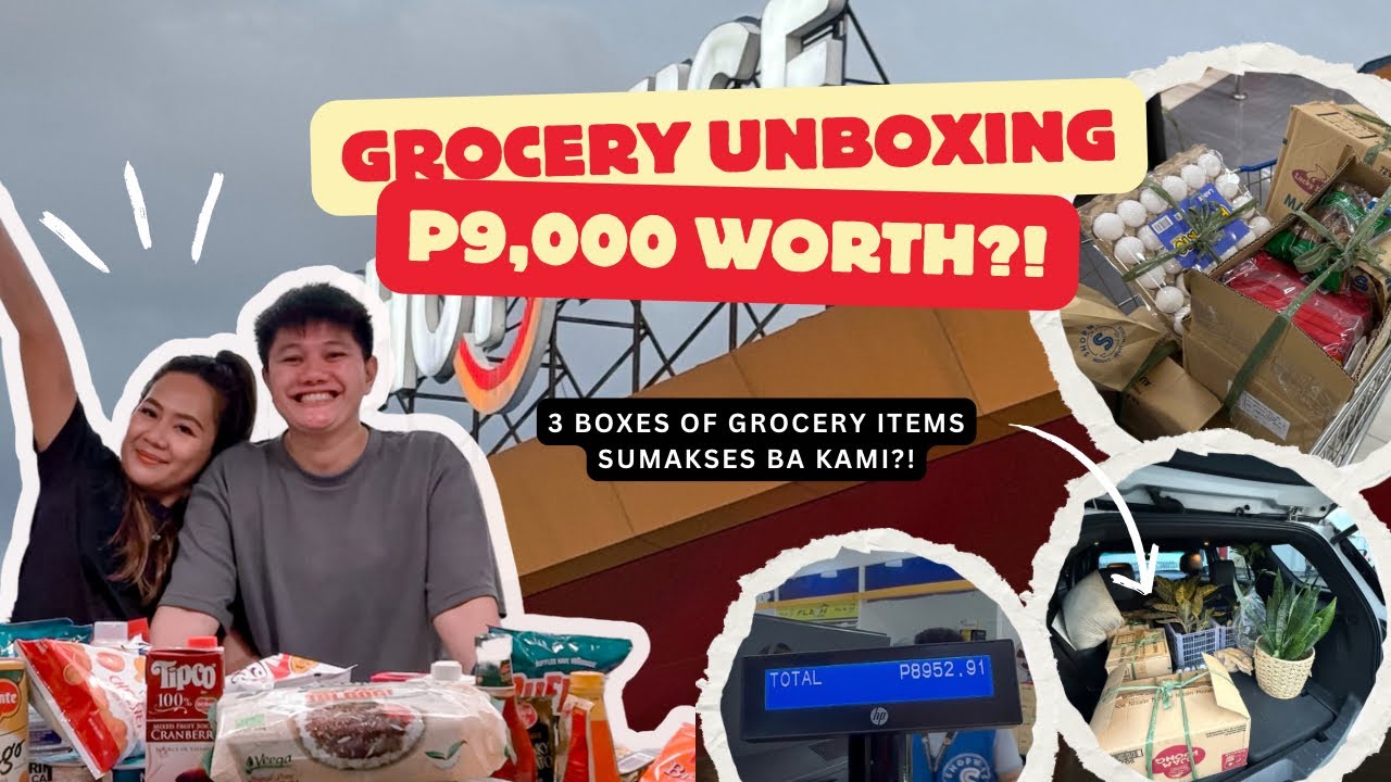 Pinas Grocery Unboxing | What I Bought for P9,000 at Shopwise!