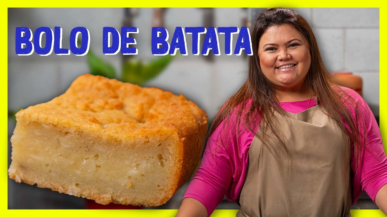 BOLO DE BATATA DOCE | Receitas da Kelly