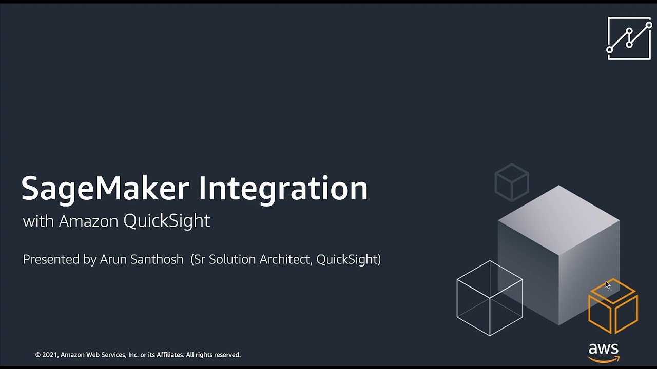 Amazon Sagemaker Integration with Amazon QuickSight