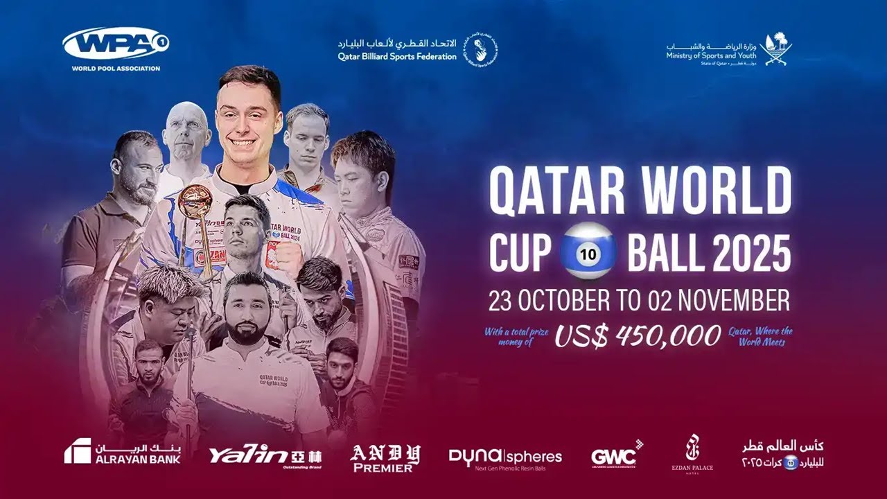 🔴LIVE | MORITZ NEUHAUSEN vs JONAS MAGPANTAY  -  QATAR WORLD CUP 10 BALL- 2025 - (SEMI FINAL)