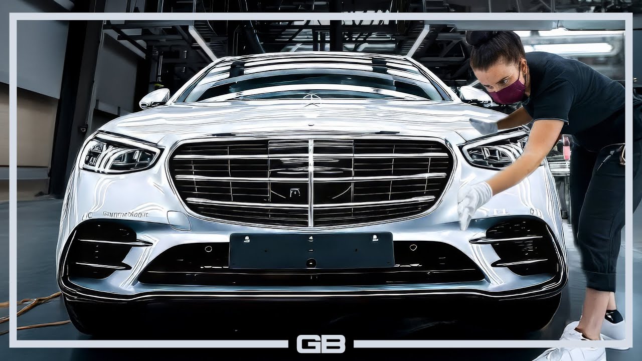 Процесс производства Mercedes 🚘 Сборочная линия автозавода