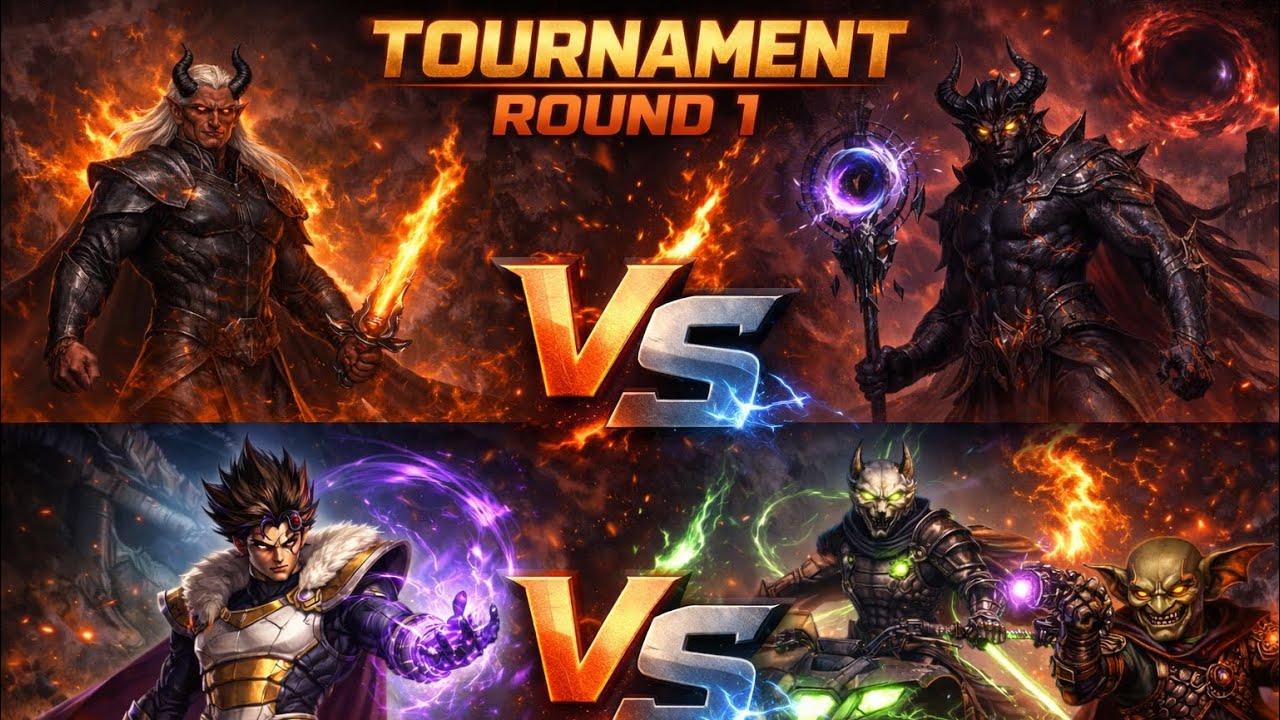 64 Fighters Battle in the Chaos Wheel Tournament (Round 1)