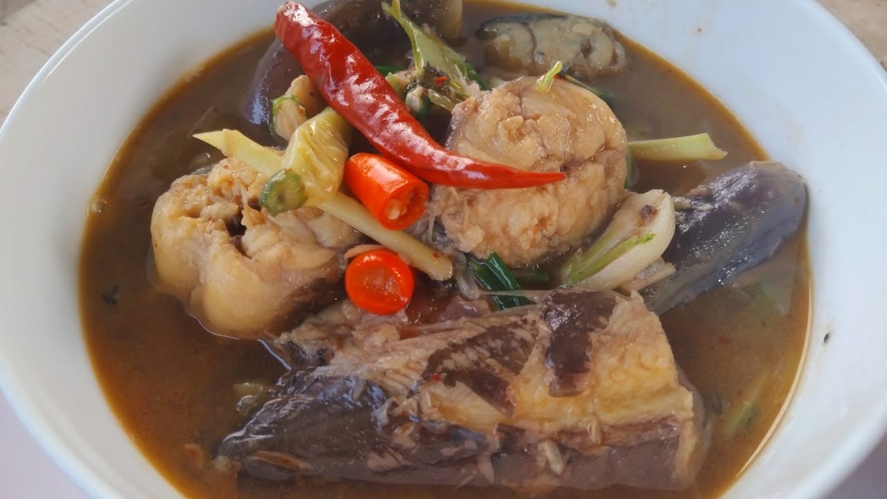 ปลาดึกต้มน้ำปลาร้า