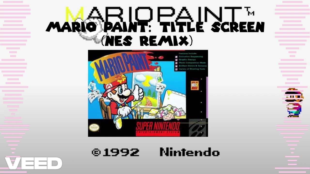 Mario Paint: Title Theme (NES Remix)