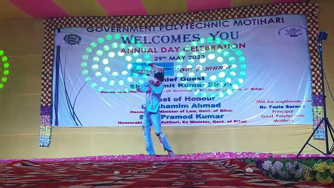 G.P. Motihari Annual Function UDAAN 2023 stage Acting performance on Zindgi ki talash me hum
