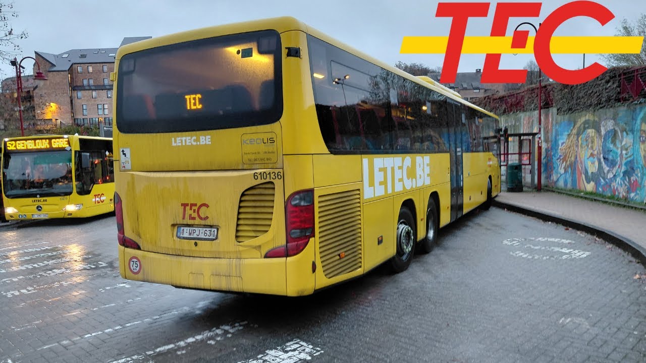 (Bus Tec) Voyage complet ligne E12 Woluwe Roodebeek à Louvain-la-Neuve Gare Setra S419 UL n°610136.