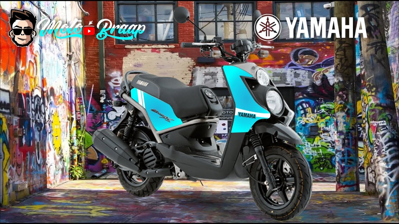 YAMAHA BWS CAMBIO DE COLOR EN VINILO ADHESIVO.