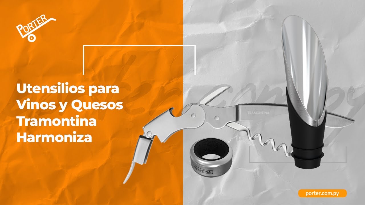 porter.com.py - Utensilios para Vinos y Quesos Tramontina Harmoniza
