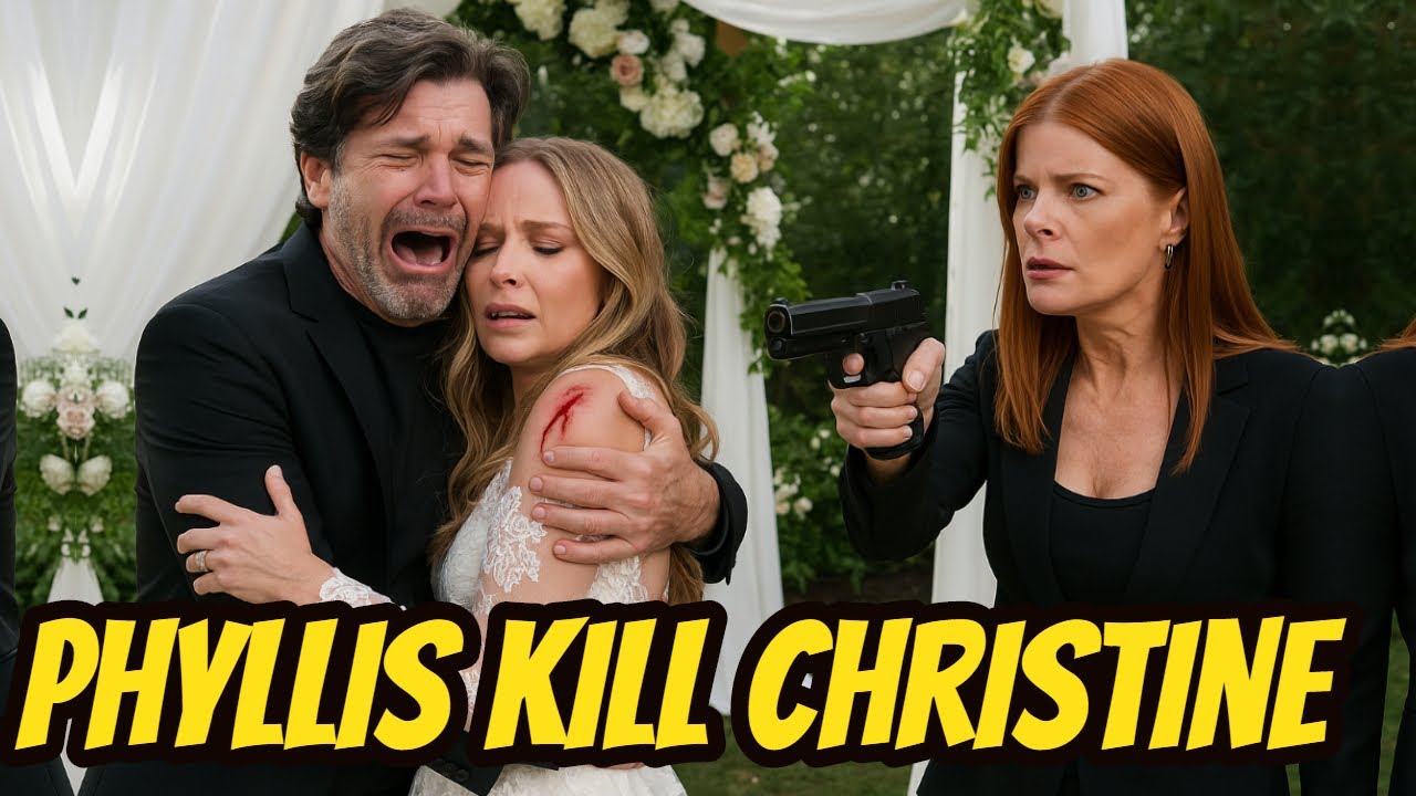 Phyllis opens fire at wedding - Danny and Christine plead The Young And The Restless Spoilers