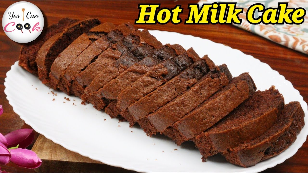 Tastiest Super Soft & Easy Cake ❗️ Hot Milk Chocolate Cake by (YES I CAN COOK)