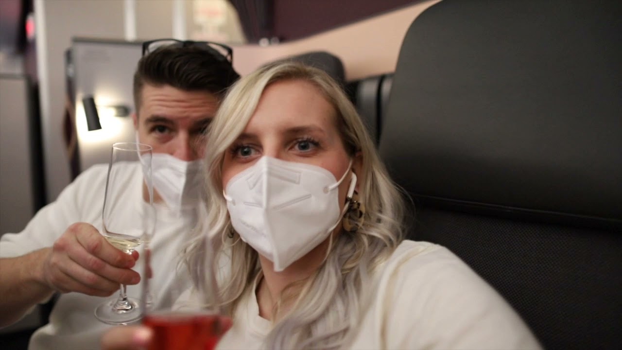 Traveling in a QSuite! Qatar Airways LAX to Maldives!
