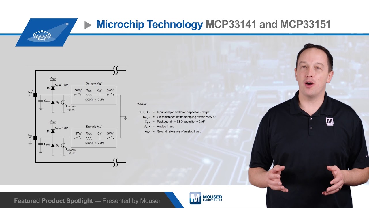 Microchip Technology MCP33141/MCP33151 12/14-bit ADCs &mdash; Featured Product Spotlight | Mouser