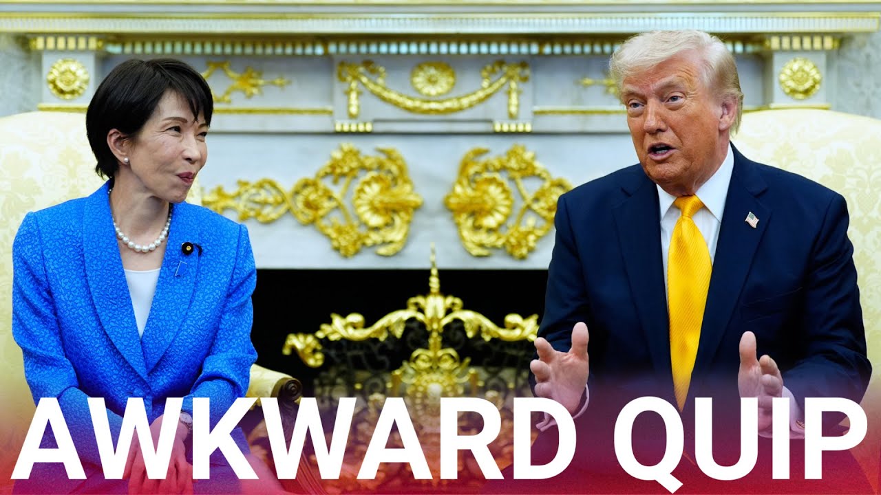 Donald Trump stuns Oval Office with Pearl Harbour joke during meeting with Japan's PM