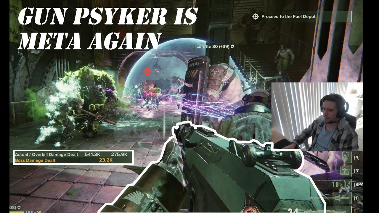 Gun Psyker Destroys Nurgle's Blessing -- Maelstrom Darktide Gameplay