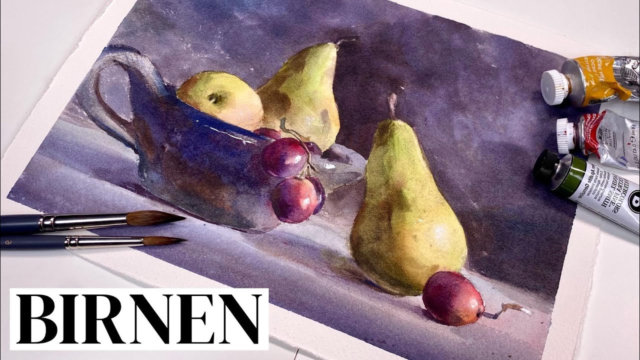 Stillleben - Aquarell Tutorial
