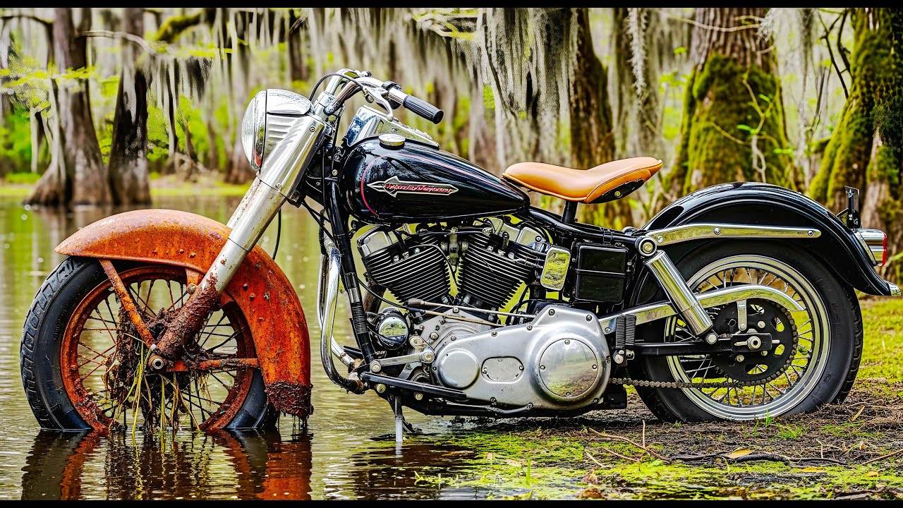 Saving a SWAMP FIND 1965 Harley-Davidson Panhead | Buried in Mud for Decades