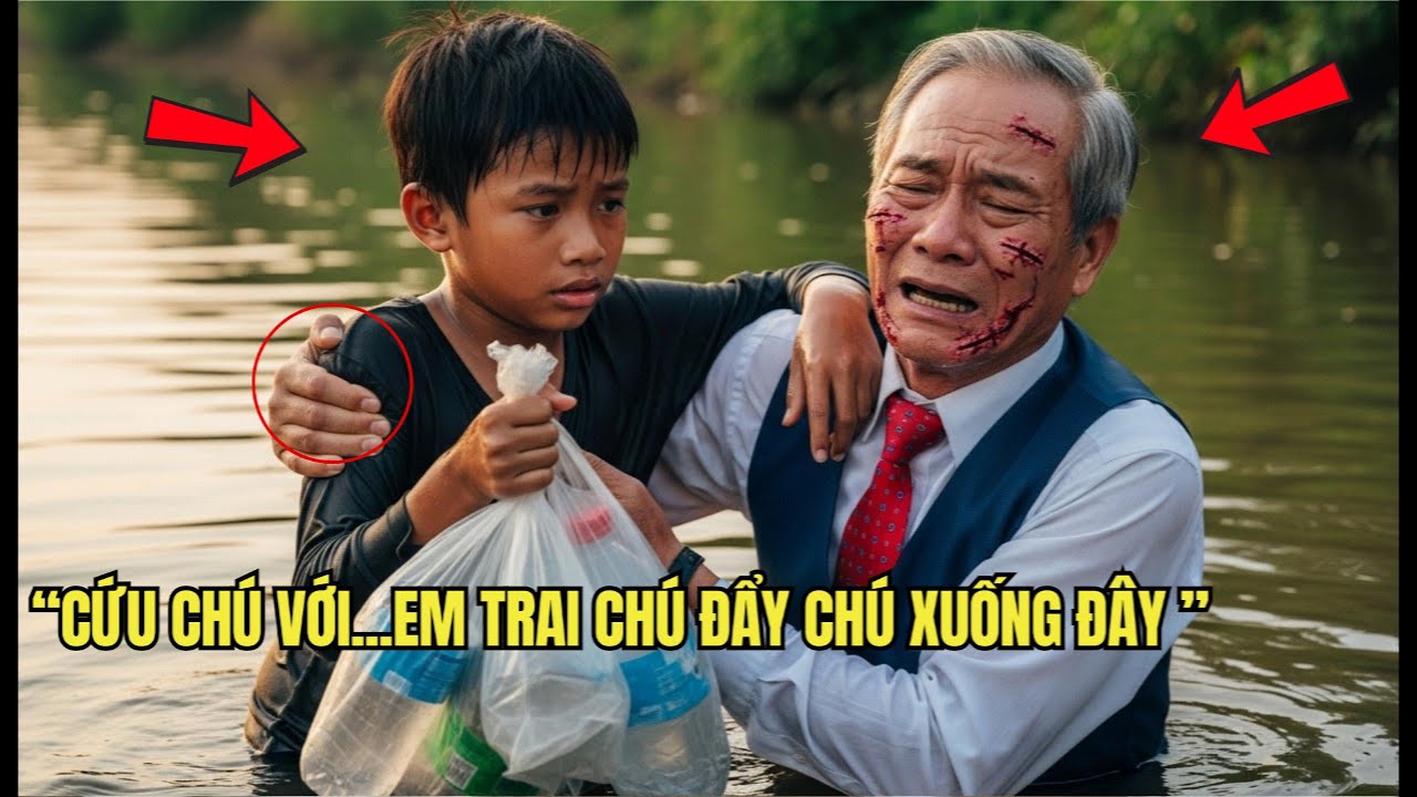 Tỷ phú bị phản bội, ném xuống kênh – Cậu bé nghèo ra tay cứu, sự thật khiến ai cũng khóc