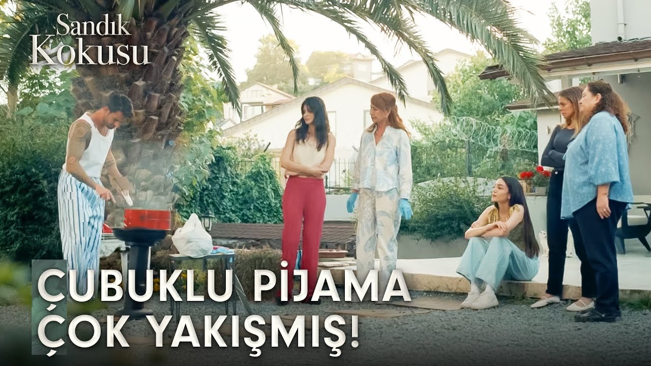 Cennet sitesinin yakışıklısı mangal başında! | Sandık Kokusu