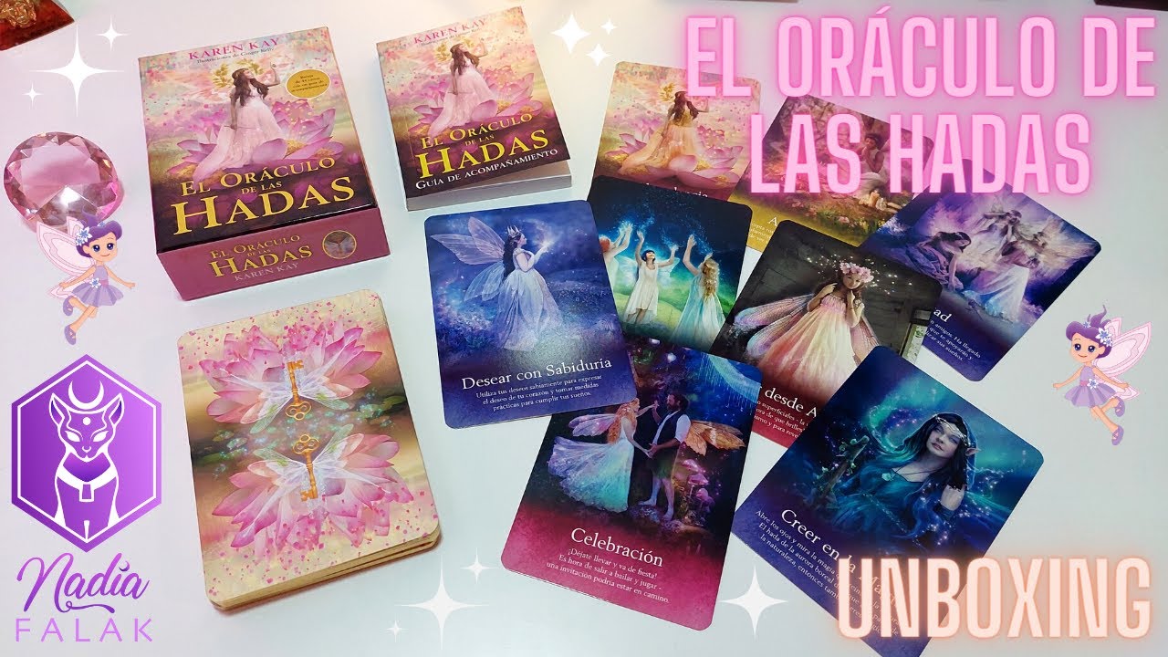 EL ORÁCULO DE LAS HADAS 🌺 Unboxing y Reseña en Español ✨ Nadia Falak