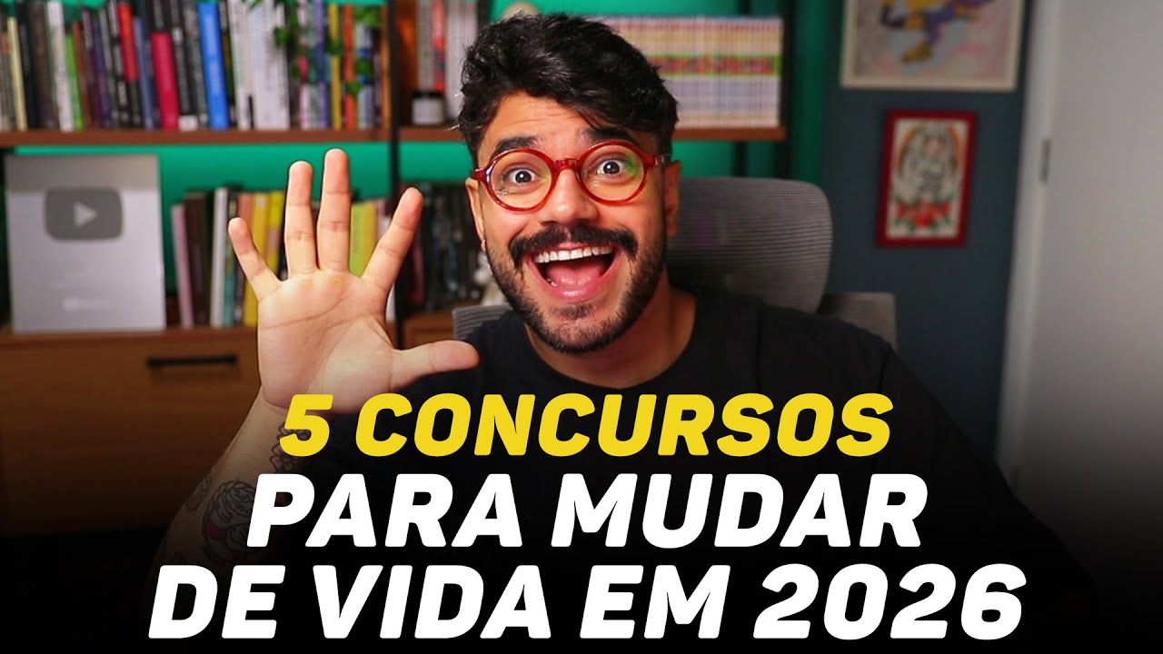 5 Concursos Públicos Para PASSAR Em 2026