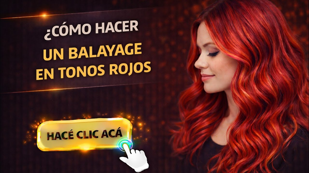 Como hacer un Balayage en tono rojizo