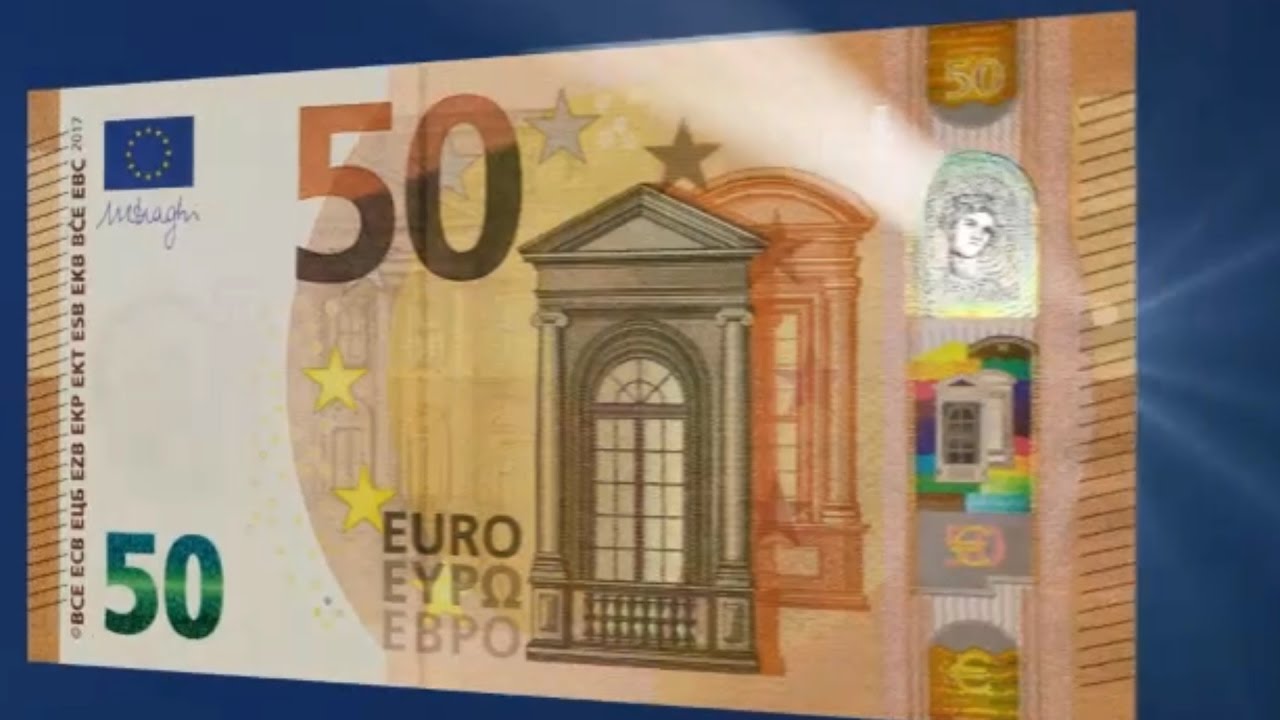 La nuova banconota da €50