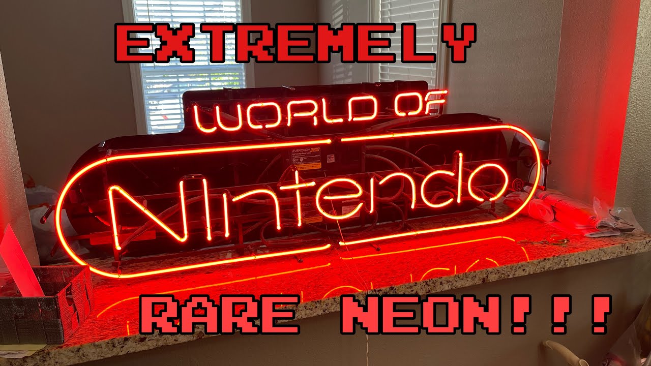 World of Nintendo Neon Sign
