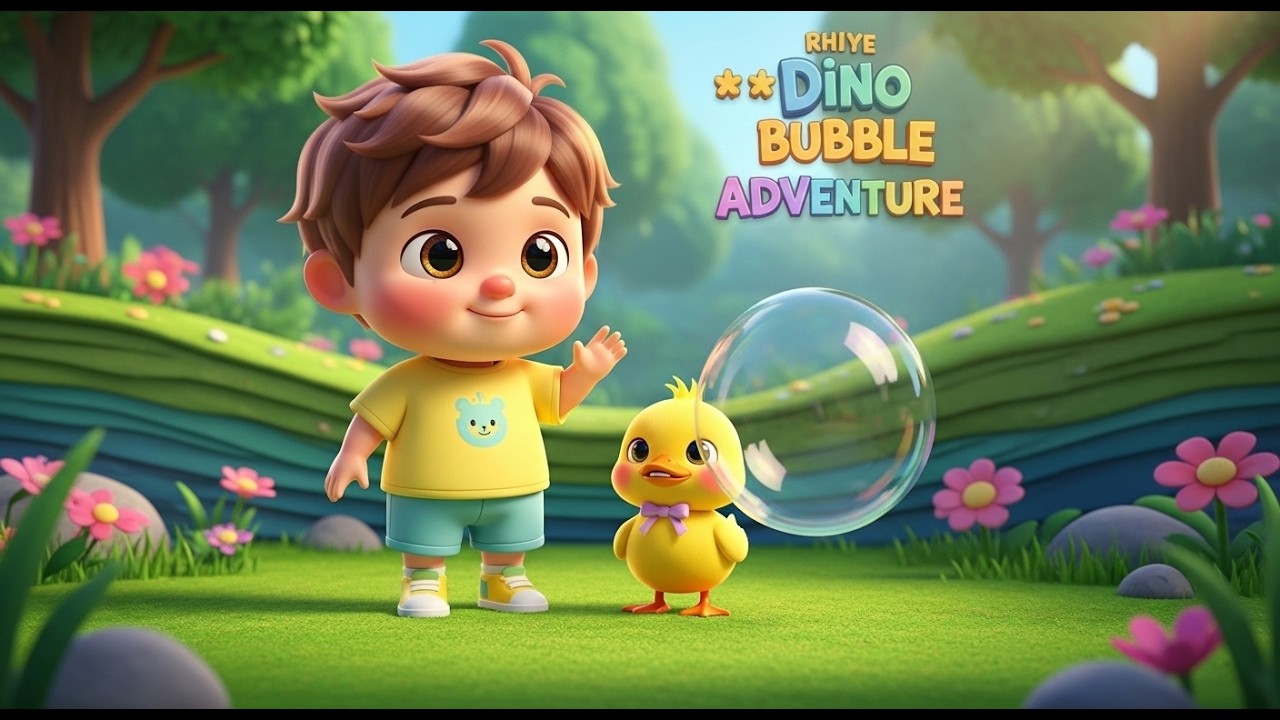 Dino Bubble Adventure – Nursery Rhyme, Dinosaur Fun, and Toddler Exploration