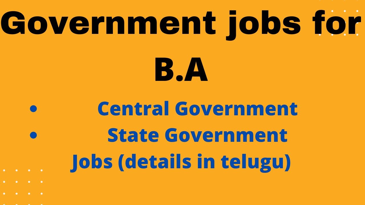 BA COURSE GOVERNMENT JOBS|B.A|B.A IN DETAIL|B.A COMPLETE DETAILS||B.A CAREER AND JOBS|B.A IN TELUGU