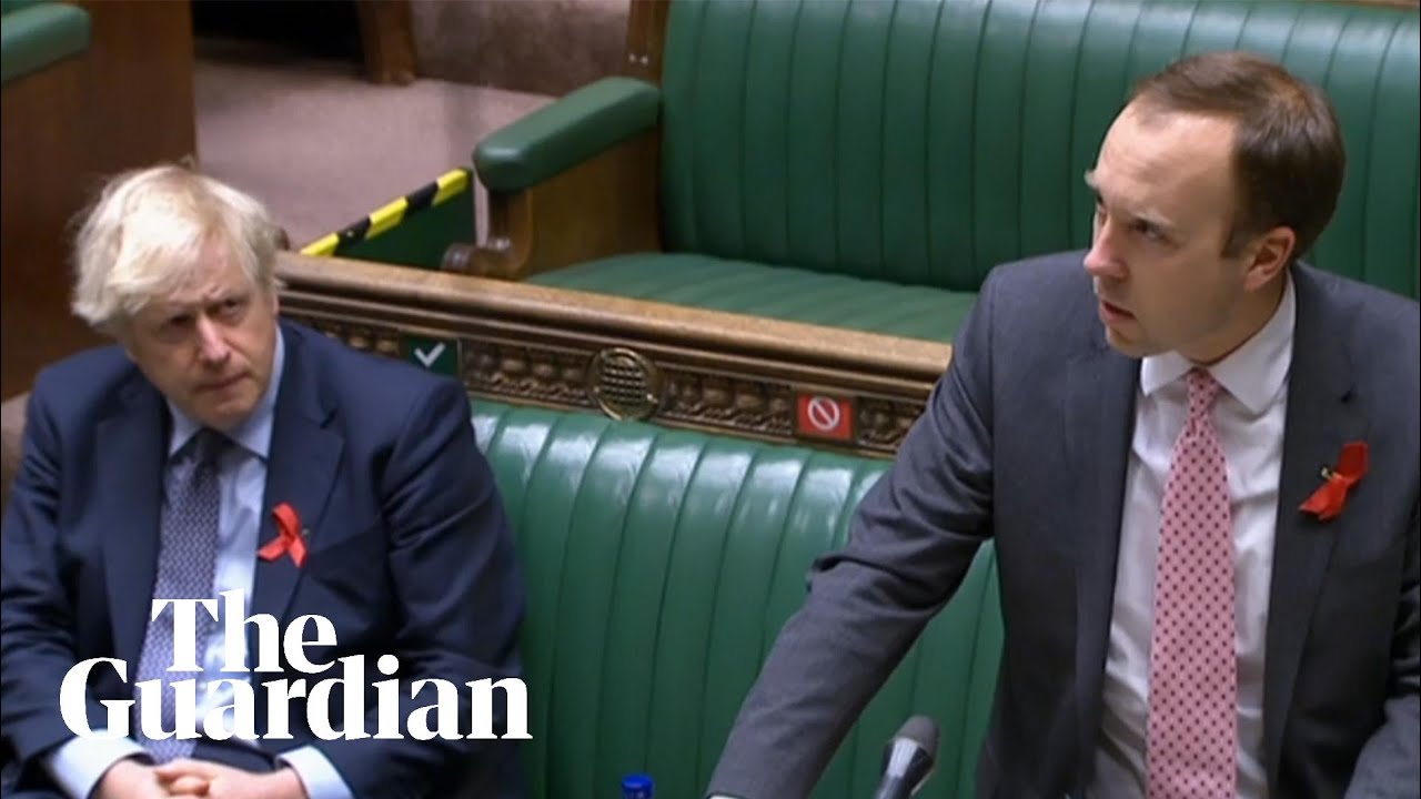 Matt Hancock close to tears as he reveals his step grandfather died from Covid