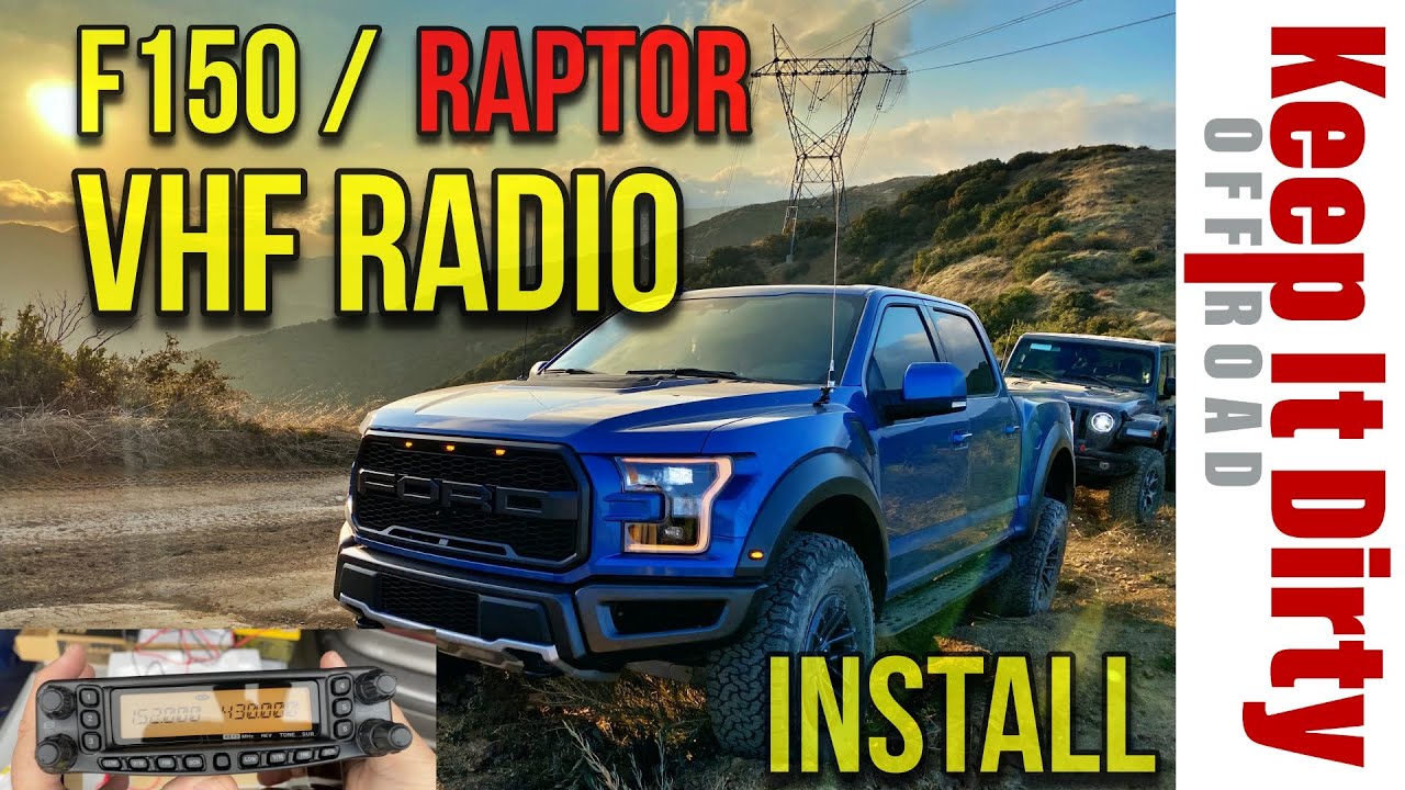 Установка УКВ/любительской радиостанции на Ford F150 Raptor