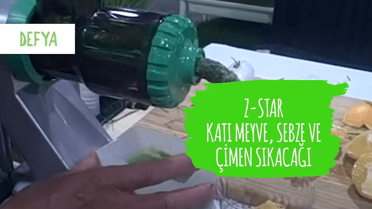 Tribest Z-Star Soğuk Sıkım Katı Meyve&Sebze ve Buğday Çimi Sıkacağı Nasıl Kullanılır? | Ürün Ailemiz