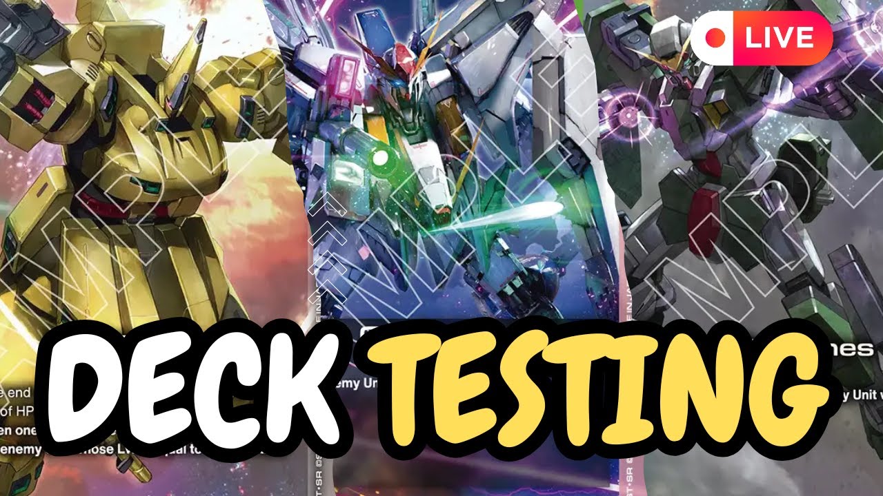 Gundam Card Game - Deck Testing - The O - Aggro - Gundam XI