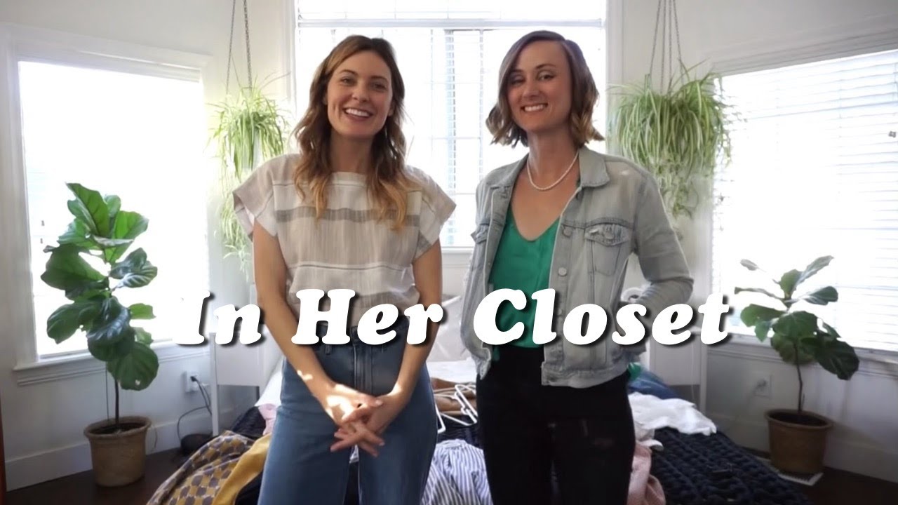 IN HER CLOSET Feat. Jannelle | Thrifting Zara Madewell Vintage & Reformation Dupe | Tiny Acorn