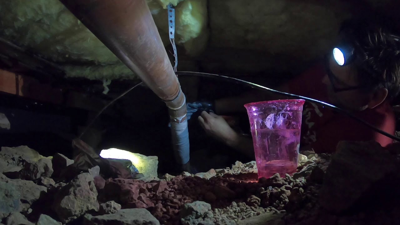 Pow R Wrap Pipe Repair Under House