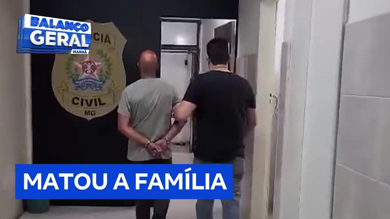 Homem é preso após matar pai, madrasta, irmãs e sobrinho em Juiz de Fora (MG)