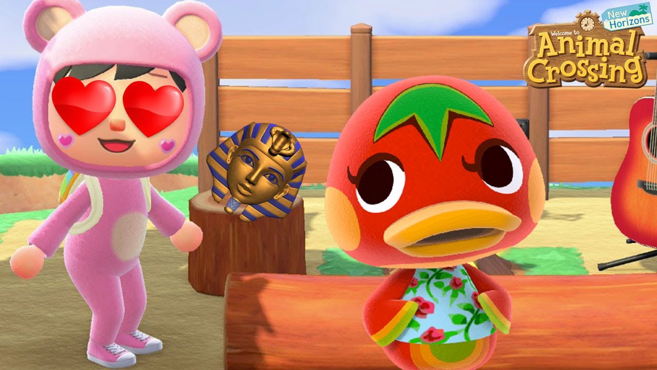 SIMPING FOR KETCHUP | CURSED MASK & NEW ITEMS | Animal Crossing New Horizons Update